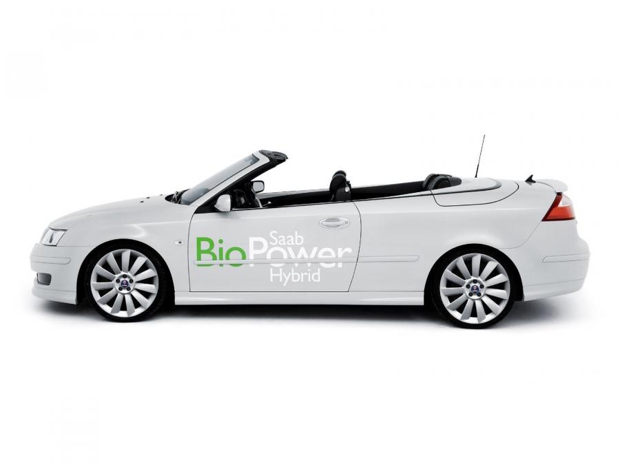  Saab 9-3 Convertible BioPower Hybrid Concept 2006 года  (фото 9 из 16)